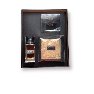 Gucci Eau De Parfum Bath Caviars Pearls Body Lotion Gift Set