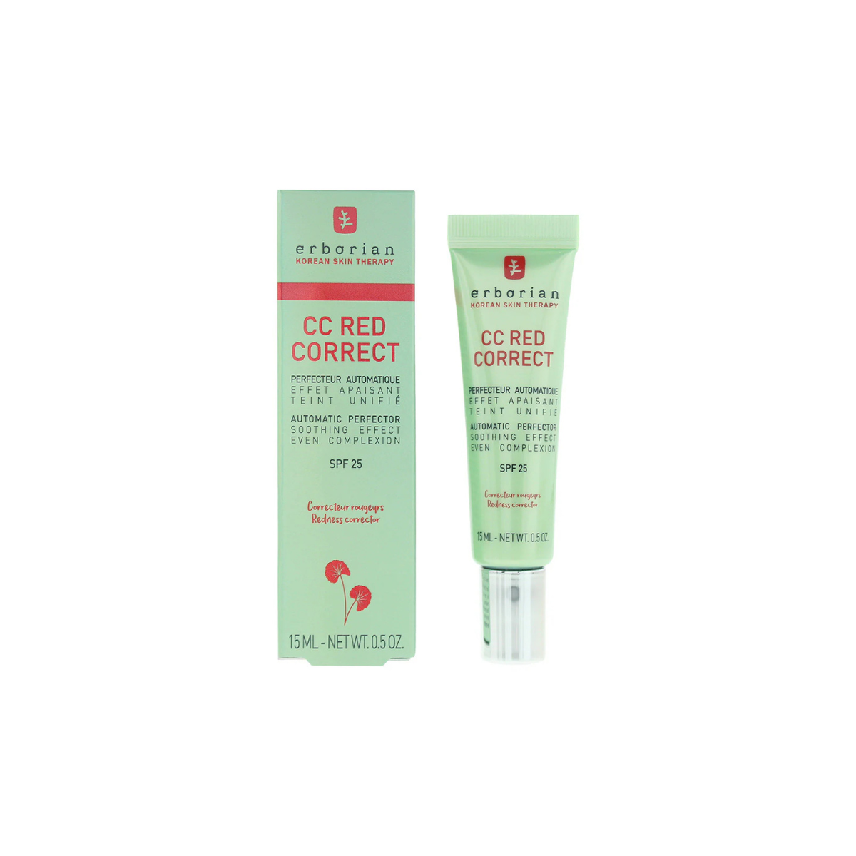 Erborian CC Red Correct Colour Correcting Cream SPF 25, 15ml
