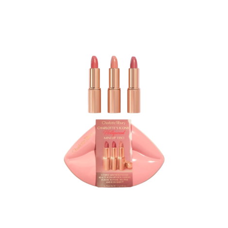 Charlotte Tilbury Hollywood Iconic Mini Lip Trio Makeup Gift Set